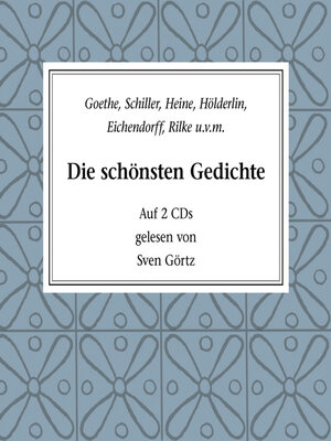 cover image of Die schönsten Gedichte